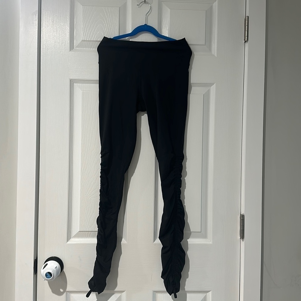Fabletics Mixed Media Black Legging